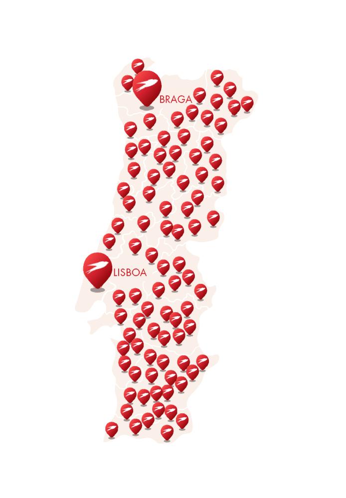 portugal map with pins portugal map with pins