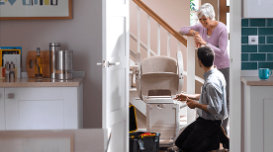 stairlift service repair man