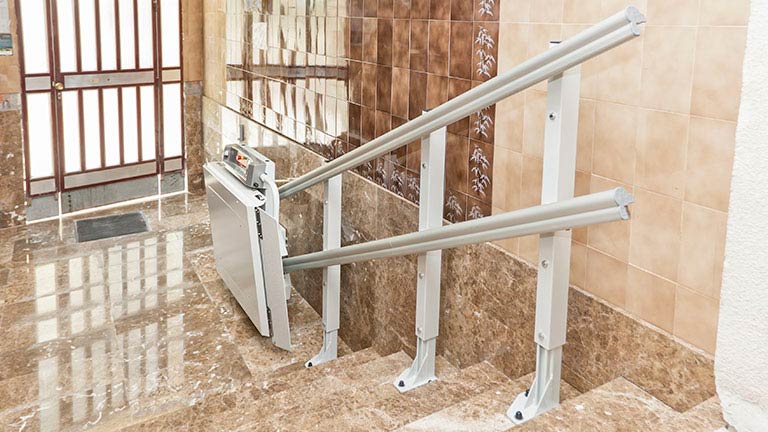 servoscala a piattaforma Stannah mobile