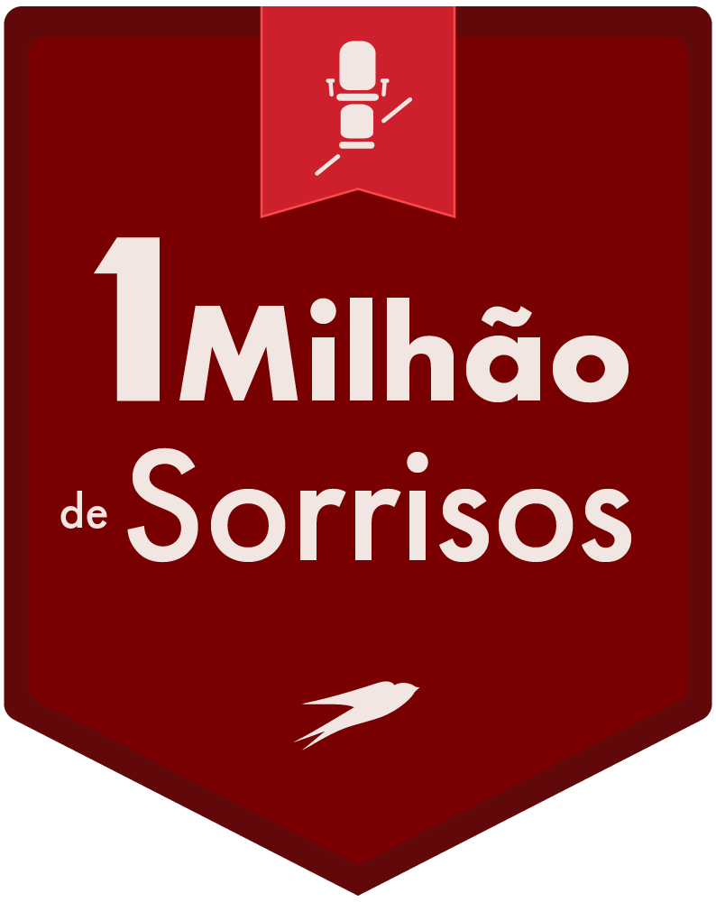 Badge 1 milhão de sorrisos