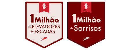 logotipos de celebração da venda de 1 milhão de elevadores de escada Stannah