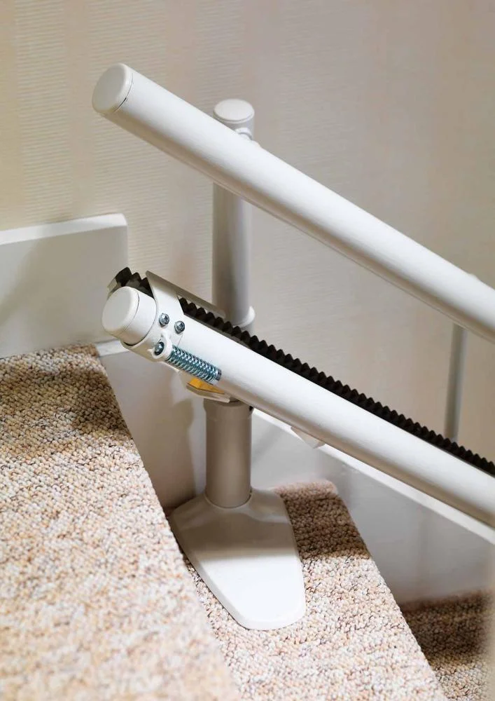 Curved Rail Power Charging points for stairlift rails