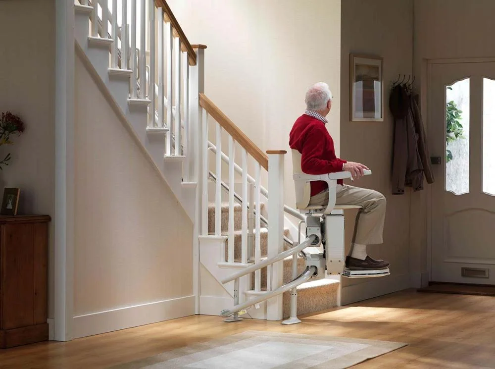 Inside Bend Curved Stairlift Curved rail stairlift dimensions