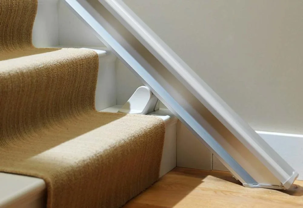 Straight Rail Straight Stairlift Start and dimensions