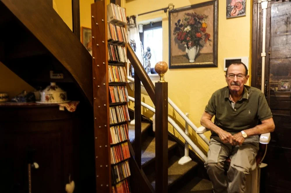 Wat als de trap opeens een probleem wordt? Lees hier de ervaring van Mr Demanet.