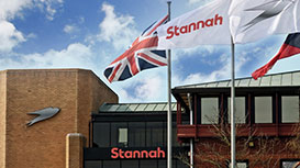 flags and stannah building