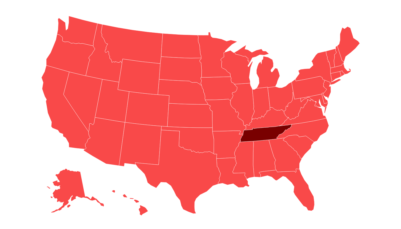 tennessee map